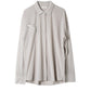 2way velour shirt/lightgray