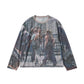 school sheer long-sleeve tee(unisex)/girls
