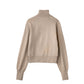 pocket zip up knit/sandbeige
