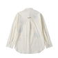 embroidered shirt(unisex)/ivory