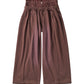 double-layer sweatpants(unisex)/brown