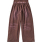 double-layer sweatpants(unisex)/brown