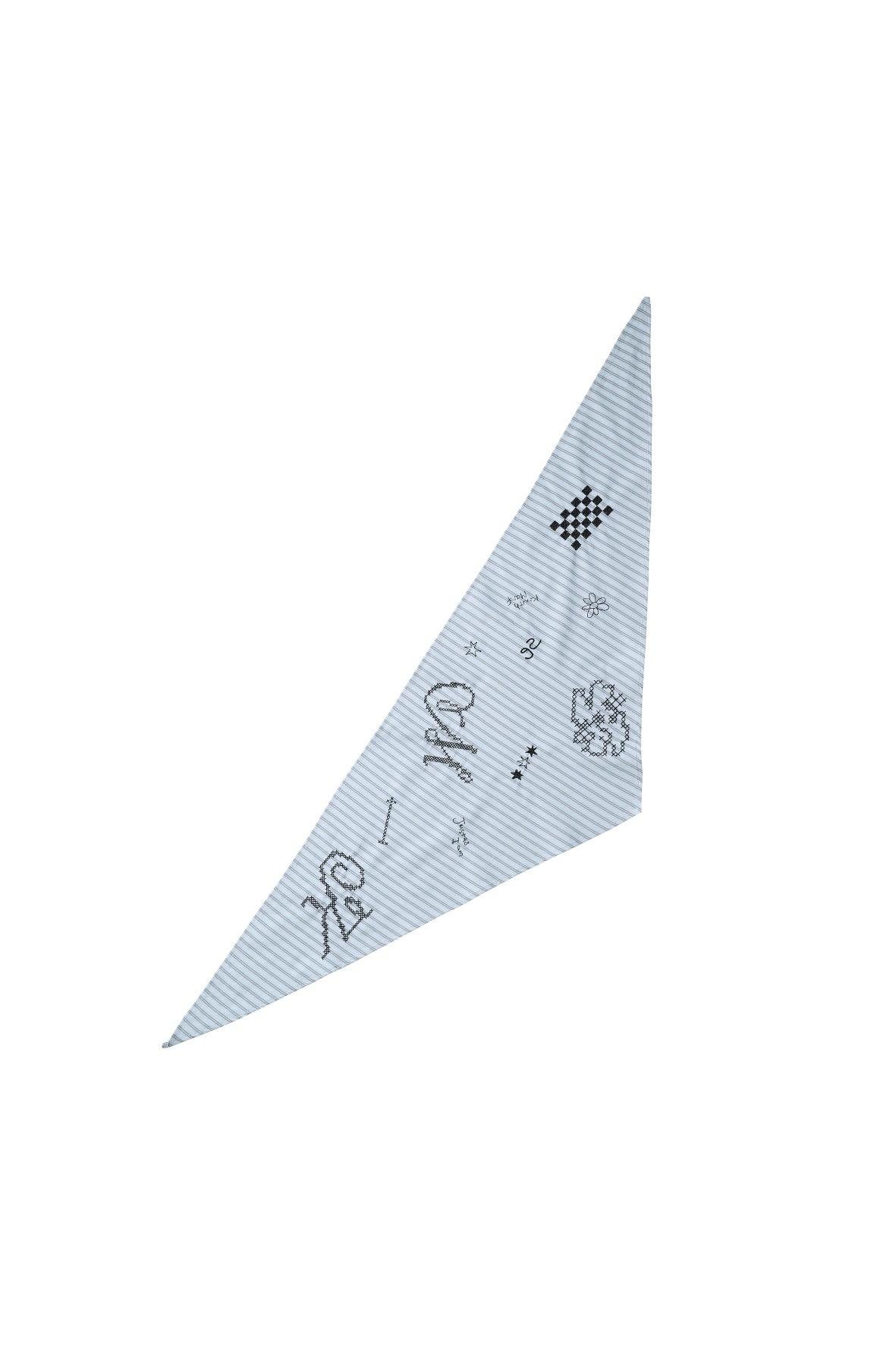embroidered scarf/3color