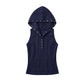 snap-button hoodie/navy