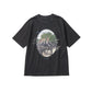 rhinestone graphic tee(unisex)/black