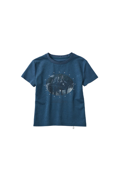 studded compact tee/blue