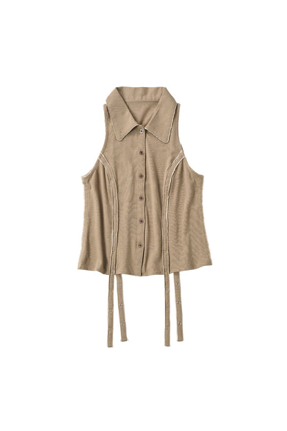 american armhole compact shirt/pistachio