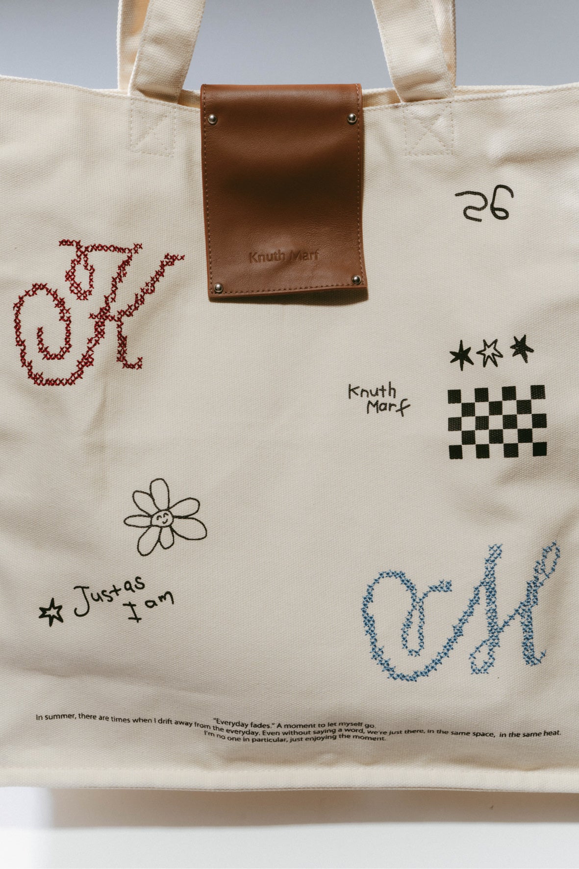 graphic canvas tote/2color | KNUTH MARF