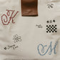 graphic canvas tote/2color