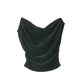 sheer velour top/black