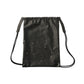 leather drawstring bag/2color