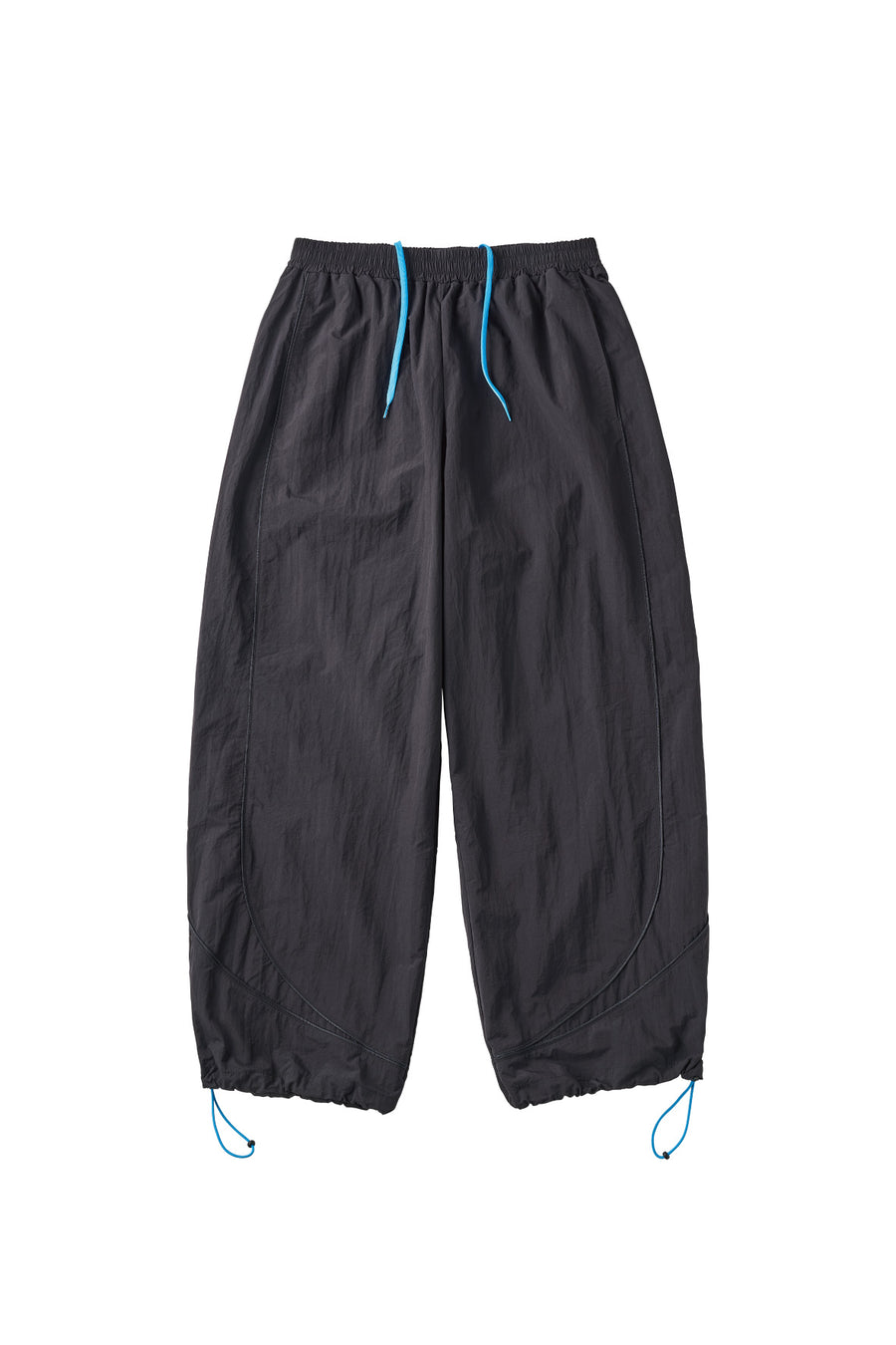 nylon easy pants(unisex)/black