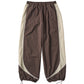 nylon easy pants(unisex)/brown
