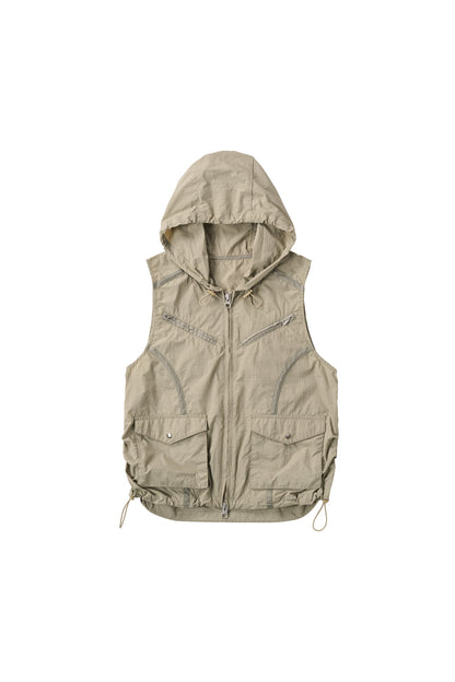 nylon hoodie/pistachio