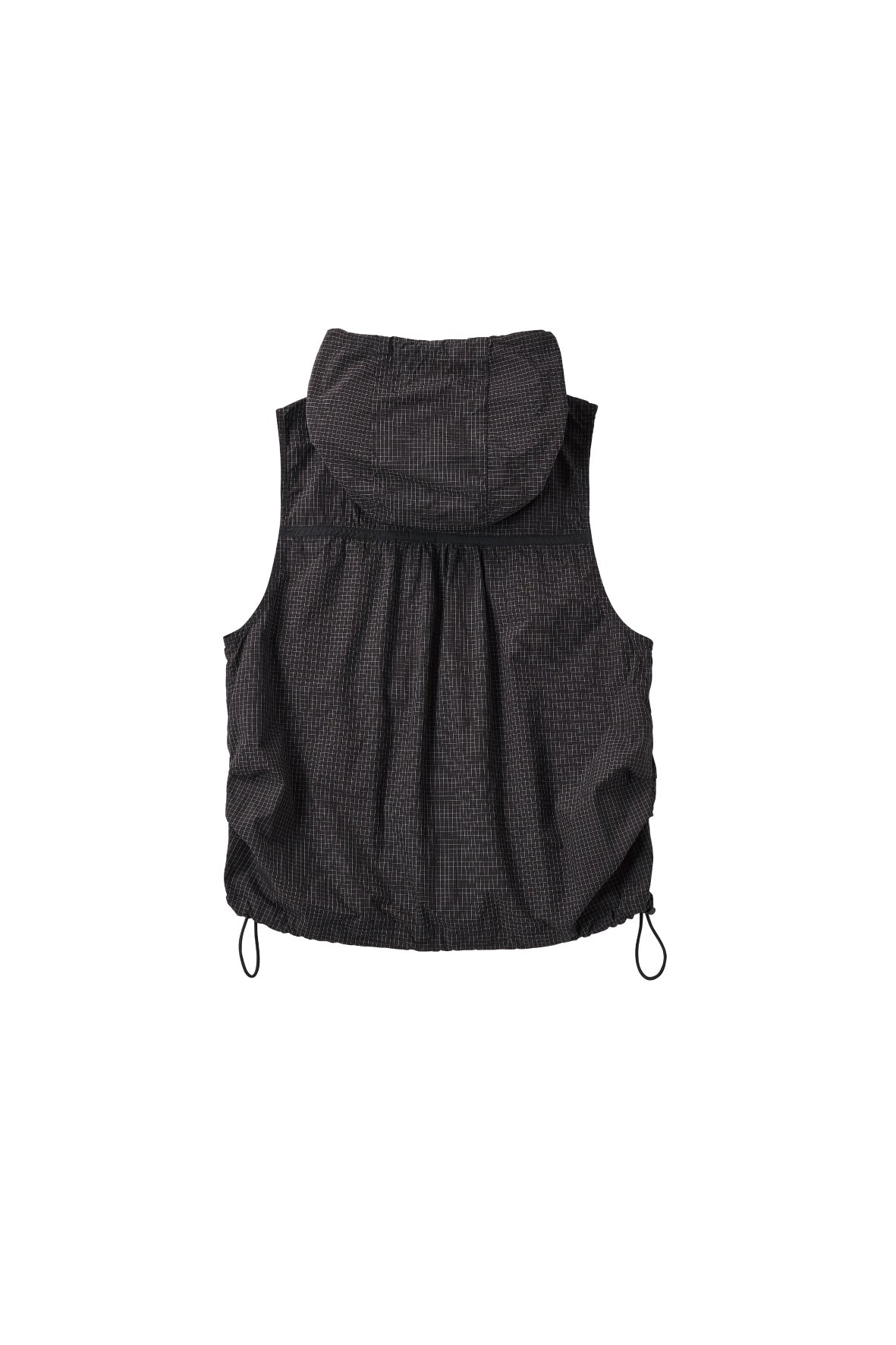 nylon hoodie/black