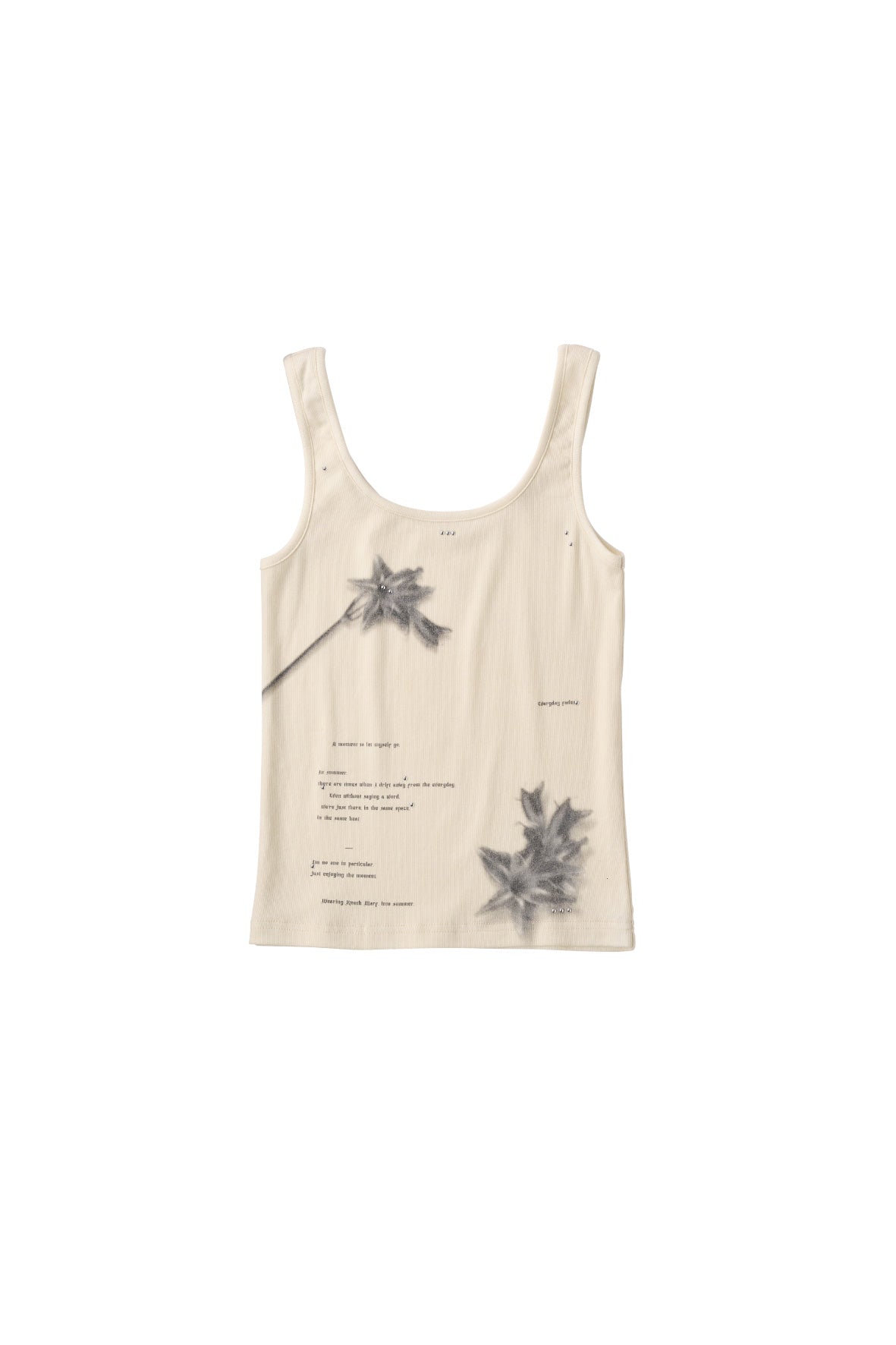 studded tank top/2color