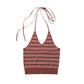 knit halter bustier/3color