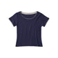 layered crewneck tee/4color