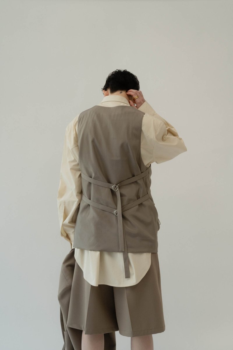 2piece custom jacket(unisex)/beige - KNUTH MARF