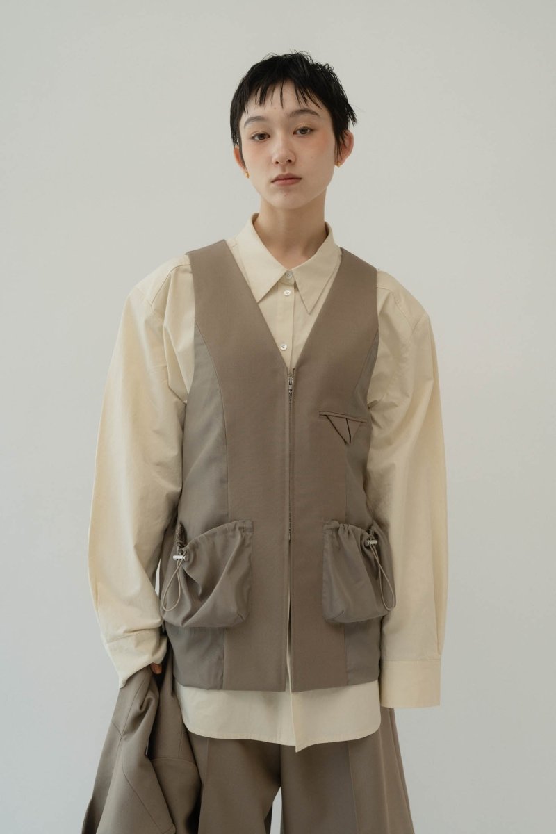 2piece custom jacket(unisex)/beige - KNUTH MARF