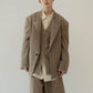 2piece custom jacket(unisex)/beige - KNUTH MARF