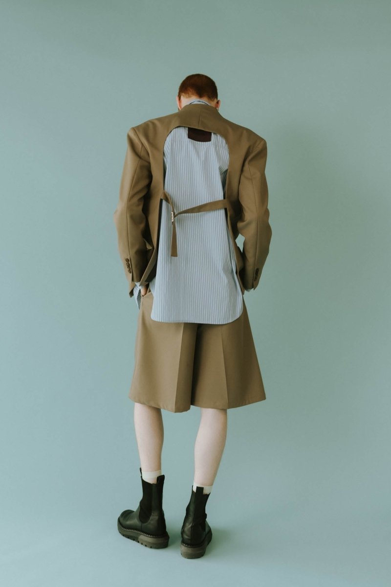 2piece custom jacket(unisex)/beige - KNUTH MARF