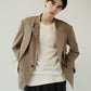 2piece custom jacket(unisex)/beige - KNUTH MARF