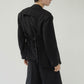 2piece custom jacket(unisex)/black - KNUTH MARF