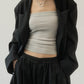 2piece custom jacket(unisex)/black - KNUTH MARF