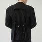 2piece custom jacket(unisex)/black - KNUTH MARF