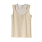 2piece layered logo tank top/3color - KNUTH MARF