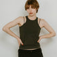 2piece layered logo tank top/3color - KNUTH MARF