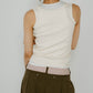 2piece layered logo tank top/3color - KNUTH MARF
