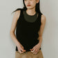 2piece layered logo tank top/3color - KNUTH MARF