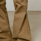 2piece zip flare pants/beige - KNUTH MARF