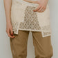 2piece zip flare pants/beige - KNUTH MARF