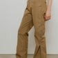 2piece zip flare pants/beige - KNUTH MARF