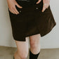 2piece zip flare pants/brown - KNUTH MARF