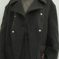 2way accent collar long coat（unisex）/charcoal - KNUTH MARF