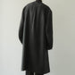 2way accent collar long coat（unisex）/charcoal - KNUTH MARF