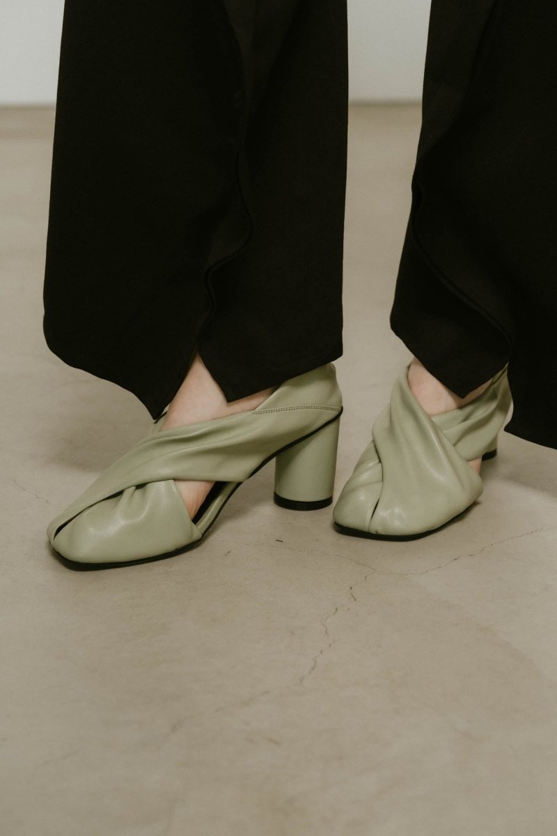 2way cross design pumps/3color - KNUTH MARF