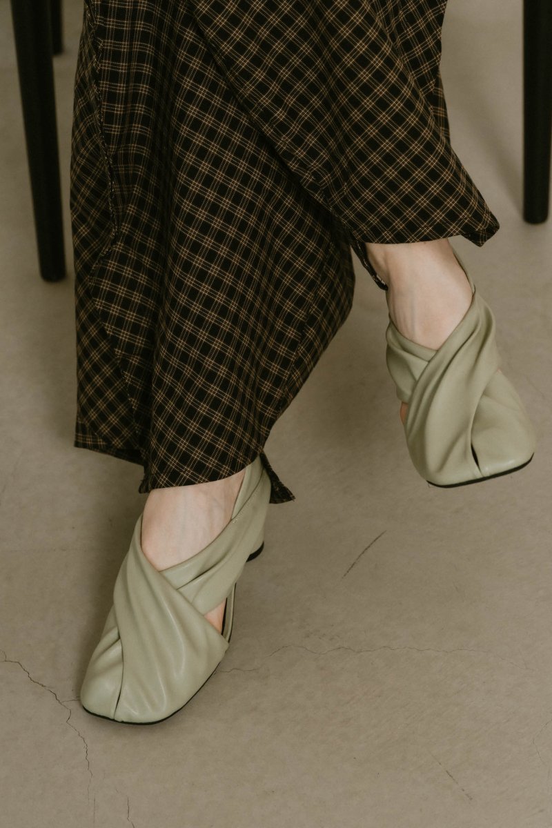 2way cross design pumps/3color - KNUTH MARF