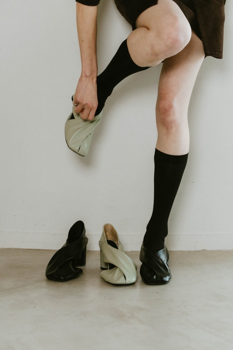 2way cross design pumps/3color - KNUTH MARF