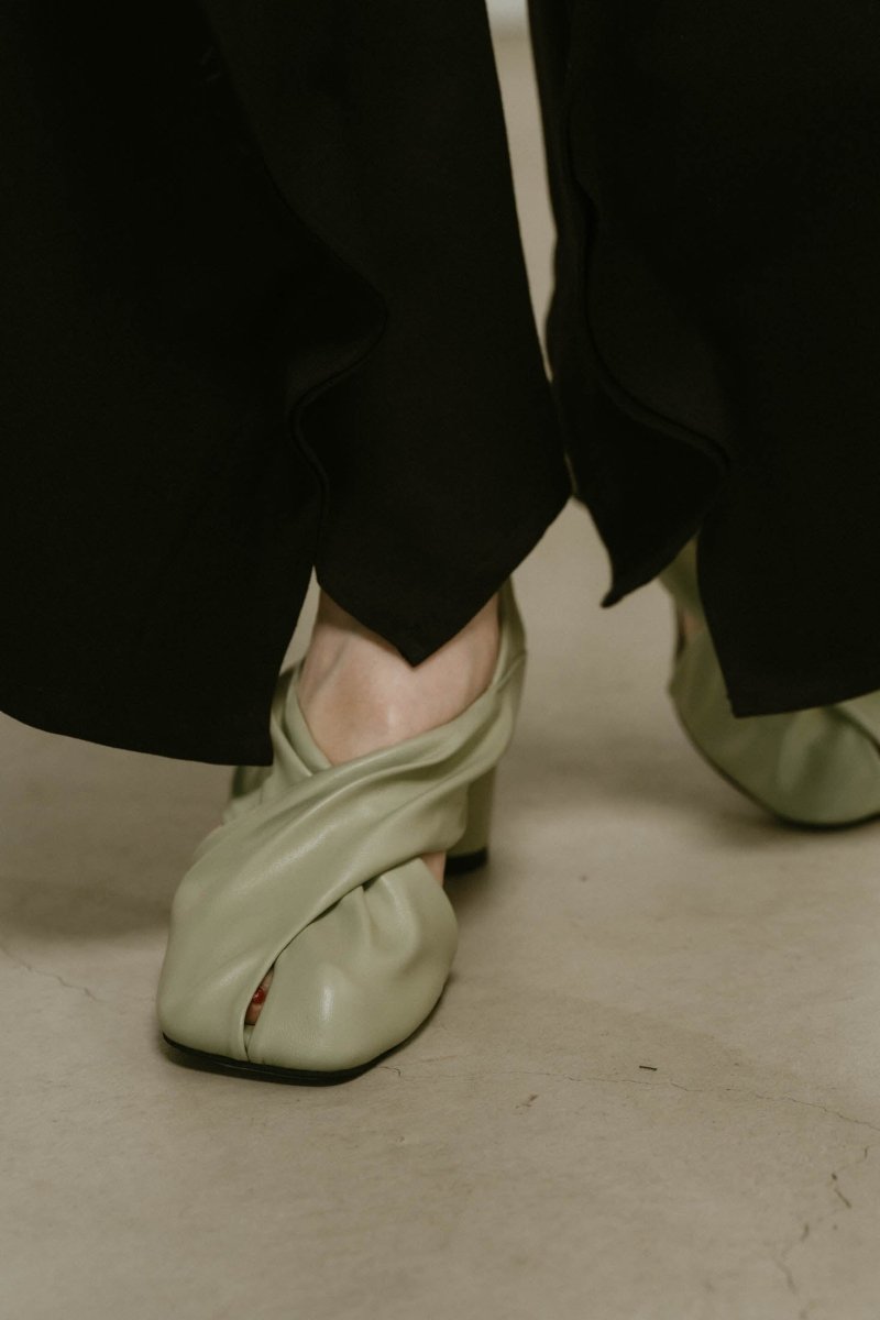 2way cross design pumps/3color - KNUTH MARF