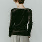 2way front - cross velour top/3color - KNUTH MARF