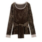 2way front - cross velour top/3color - KNUTH MARF
