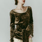2way front - cross velour top/3color - KNUTH MARF