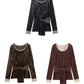2way front - cross velour top/3color - KNUTH MARF