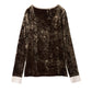 2way front - cross velour top/3color - KNUTH MARF