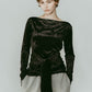 2way front - cross velour top/3color - KNUTH MARF